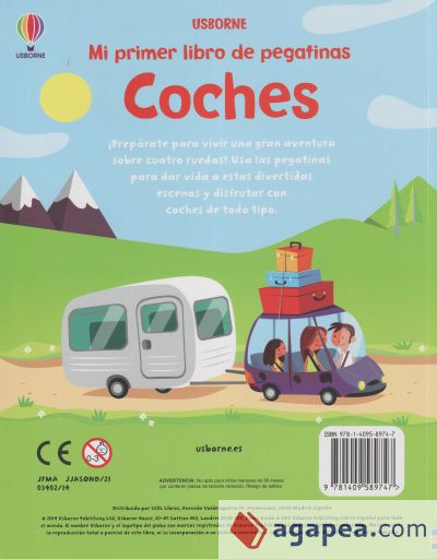 Los coches. Libro de pegatinas