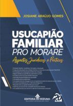 Portada de Usucapião Familiar Pro Morare (Ebook)