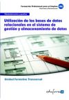 Utilización De Las Bases De Datos Relacionales En El Sistema De Gestión Y Almacenamiento De Datos. Familia Profesional. Familia Profesional Administración Y Gestión