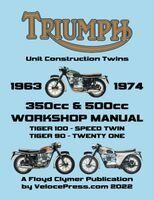 Portada de TRIUMPH 350cc & 500cc UNIT CONSTRUCTION TWINS 1963-1974 WORKSHOP MANUAL