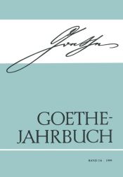 Portada de Goethe Jahrbuch