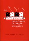 VI-VII Jornades pedagògiques de Llengues Estrangeres.