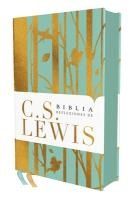 Portada de Reina Valera Revisada, Biblia Reflexiones de C. S. Lewis, Tapa Dura, Turquesa, Interior a DOS Colores, Comfort Print