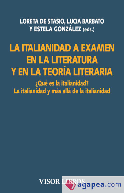 La italianidad a examen en la literatura y en la teoría