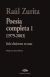 Portada de Poes&iacute;as completas I, de Luis Garc&iacute;a Montero