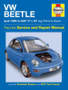 VW Beetle Petrol & Diesel (Apr 99 - 07) Haynes Repair Manual