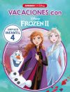 Vacaciones con Frozen II (Libro educativo Disney con actividades): Empiezo... infantil 4