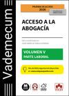 Vademecum Acceso a la abogac&iacute;a. Volumen V. Parte espec&iacute;fica laboral