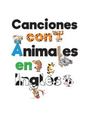 Portada de Canciones con animales en inglés