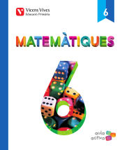 Portada de Matemàtiques 6 Primaria. Aula activa