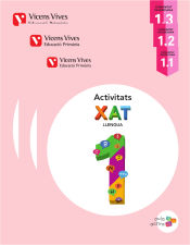 Portada de Quadern xat 1 Primaria .Llengua valenciana. Aula activa