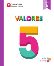 Portada de Valores 5 Primaria. Aula activa