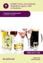 Portada de Vinos, otras bebidas alcohólicas, aguas, cafés e infusiones. HOTR0209 (Ebook)