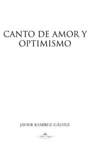 Portada de Canto de amor y optimismo