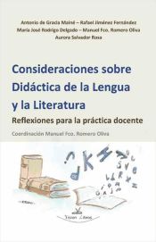 Portada de Consideraciones sobre didáctica de la lengua