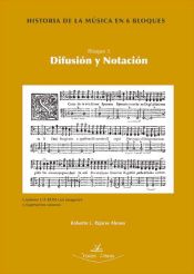 Portada de Historia de la música en 6 bloques. Bloque 3. Difusión y notación. Contiene CD (Ebook)