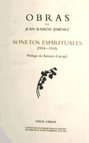 Portada de Sonetos espirituales, 1914-1915