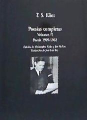 Portada de Poesías completas. Volumen II: Poesía 1909-1962