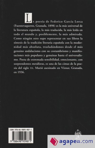 Romancero gitano. Poema del Cante Jondo