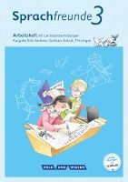 Portada de Sprachfreunde 3. Schuljahr. Arbeitsheft in Schulausgangsschrift. Ausgabe Süd