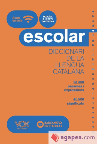 Diccionari Escolar de la Llengua Catalana VOX-BARCANOVA