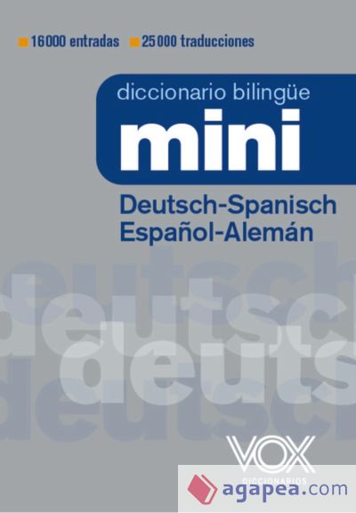 Diccionario Mini Deutsch-Spanisch / Español-Alemán