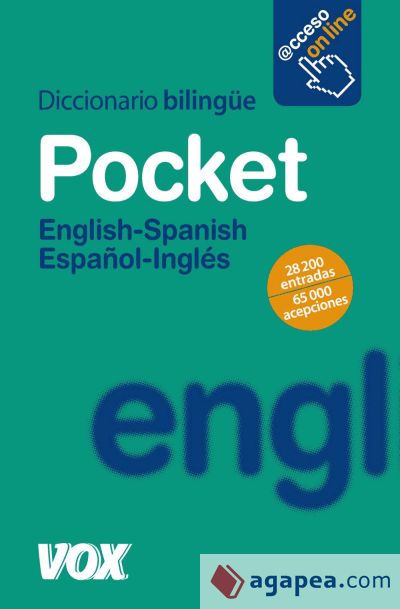 Diccionario pocket english-spanish, español-inglés