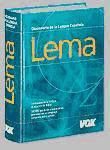 Portada de Lema. Diccionario de la Lengua Española