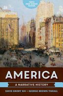 Portada de America: A Narrative History
