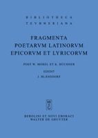 Portada de Fragmenta Poetarum Latinorum Epicorum Et Lyricorum