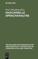 Portada de Maschinelle Sprachanalyse: Beitrage Zur Automatischen Sprachbearbeitung I