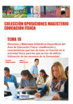 Portada de COLECCIÓN OPOSICIONES MAGISTERIO EDUCACIÓN FÍSICA TEMA 19 (Ebook)