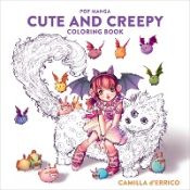 Portada de Pop Manga Cute and Creepy Coloring Book