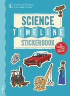 Portada de The Science Timeline Stickerbook: The Story of Science from the Stone Ages to the Present Day!