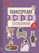 Portada de The Shakespeare Timeline Stickerbook: See All the Plays of Shakespeare Being Performed at Once in the Globe Theatre!