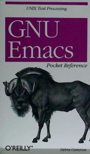 Portada de GNU Emacs Pocket Reference