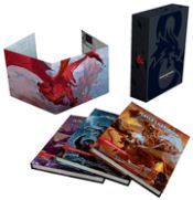 Portada de Dungeons & Dragons Core Rulebooks Gift Set (Special Foil Covers Edition with Slipcase, Player's Handbook, Dungeon Master's Guide, Monster Manual, DM S