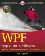 Portada de WPF Programmer's Reference: Windows Presentation Foundation with C# 2010 and .NET 4.0