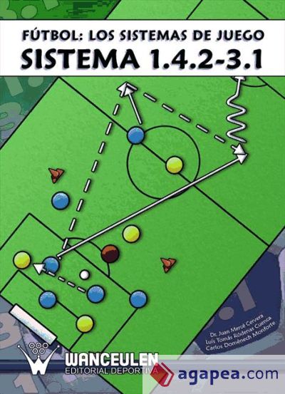 Fútbol: Los sistemas de juego. Sistema 1.4.2-3.1