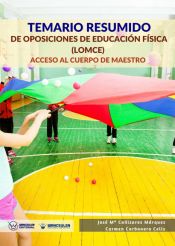 Portada de Temario resumido de Oposiciones de Educación Física (LOMCE): Acceso al cuerpo de maestros