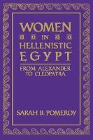 Portada de Women in Hellenistic Egypt