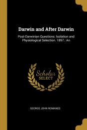 Portada de Darwin and After Darwin