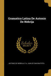 Portada de Gramatica Latina De Antonio De Nebrija