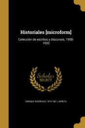Portada de Historiales [microform]