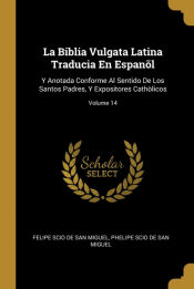 Portada de La Biblia Vulgata Latina Traducia En Espanõl