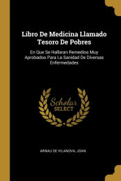 Portada de Libro De Medicina Llamado Tesoro De Pobres