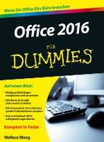 Portada de Office 2016 für Dummies