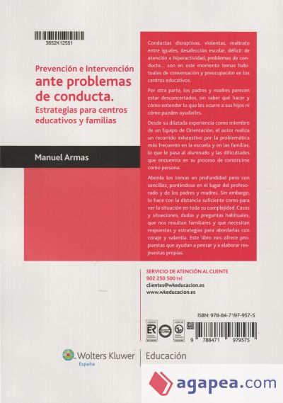 Prevención e intervención ante problemas de conducta