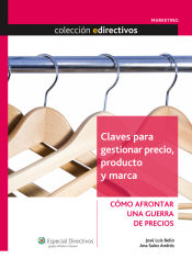 Portada de Claves para gestionar precio, producto y marca (Ebook)