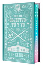 Portada de Objetivo: t&uacute; y yo (Off Campus 2) - Edici&oacute;n especial en tapa dura con cantos pintados